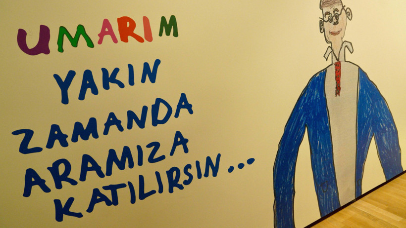 Saraçhane'de çocuklardan İmamoğlu sergisi - Resim : 4