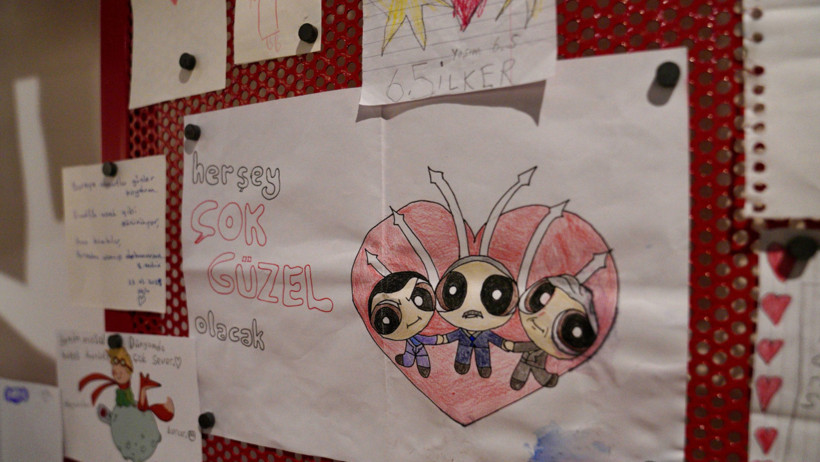 Saraçhane'de çocuklardan İmamoğlu sergisi - Resim : 3