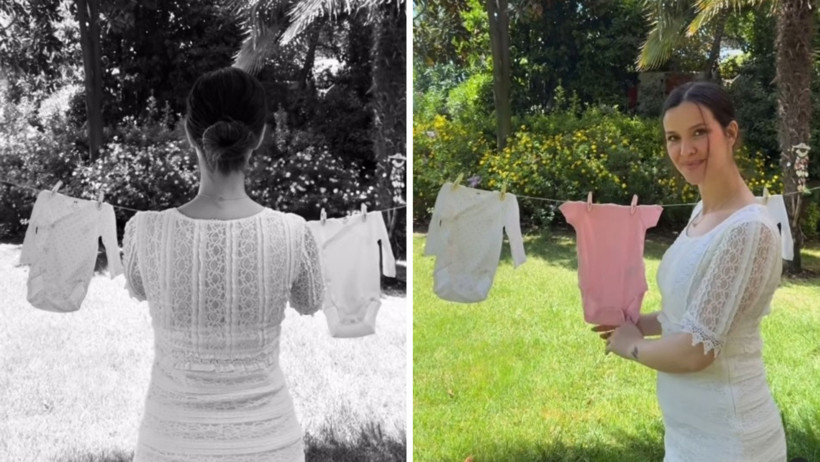 Oyuncu İrem Helvacıoğlu bebeğinin cinsiyetini açıkladı - Resim : 1