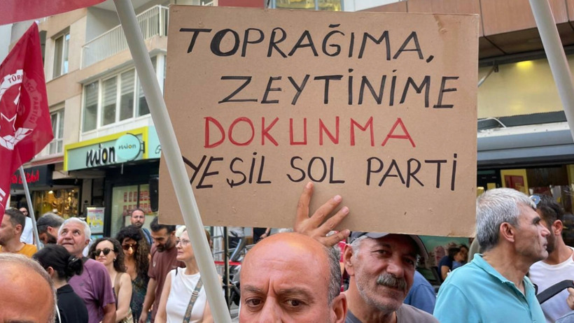 Zeytinlik talan yasasına isyan büyüyor - Resim : 6