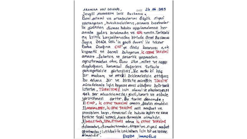 Muharrem İnce 1597 gün sonra CHP'ye döndü: Özel'den anlamlı çıkış, rozet takmadı - Resim : 4