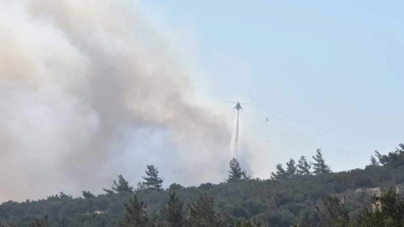 Foça-Aliağa arasında yangın! Alevler ilerliyor, evler tahliye edildi - Resim : 6
