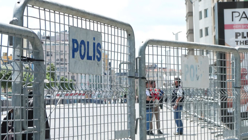 Taksim yine ablukada - Resim : 2