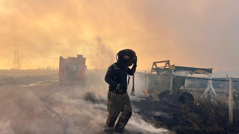 Silivri yangını söndürüldü: Bir kişi gözaltında - Resim : 1