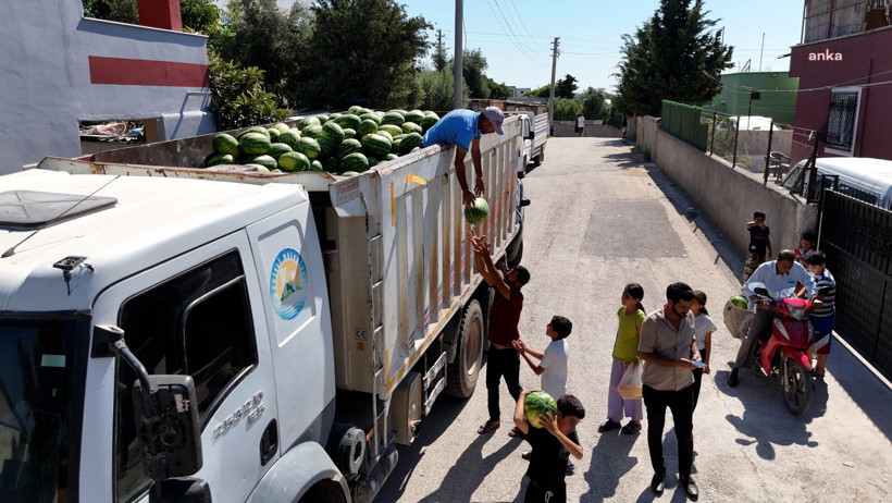 Belediye başkanı çiftçilerden aldı, vatandaşlara ücretsiz dağıttı - Resim : 1