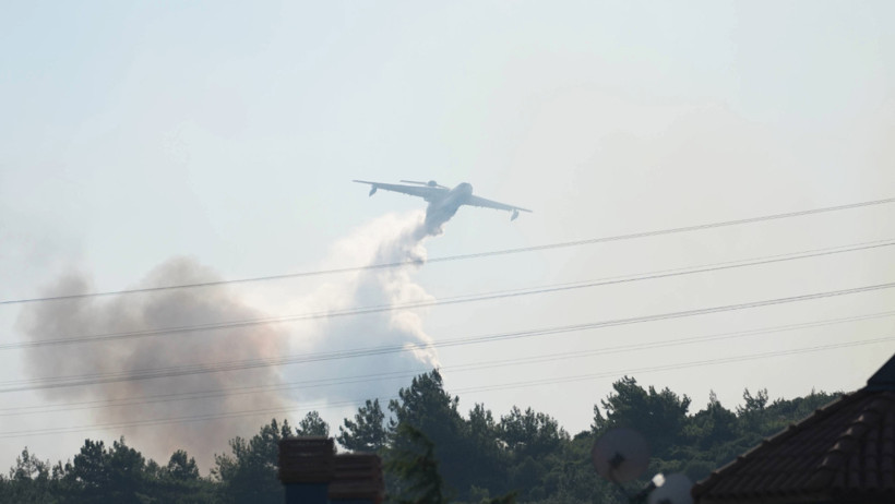Urla'da orman yangını - Resim : 2