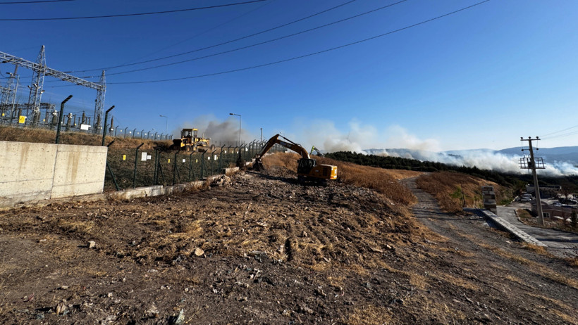 Urla'da orman yangını - Resim : 3