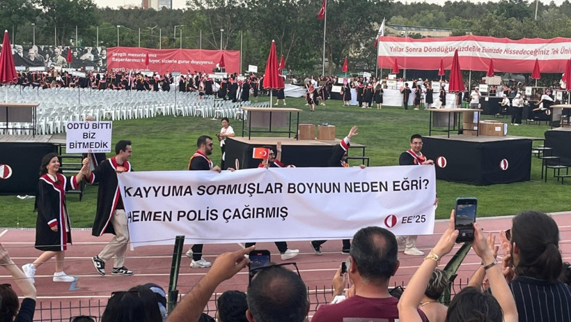 ODTÜ mezuniyeti: Rektör dakikalarca yuhalandı - Resim : 6