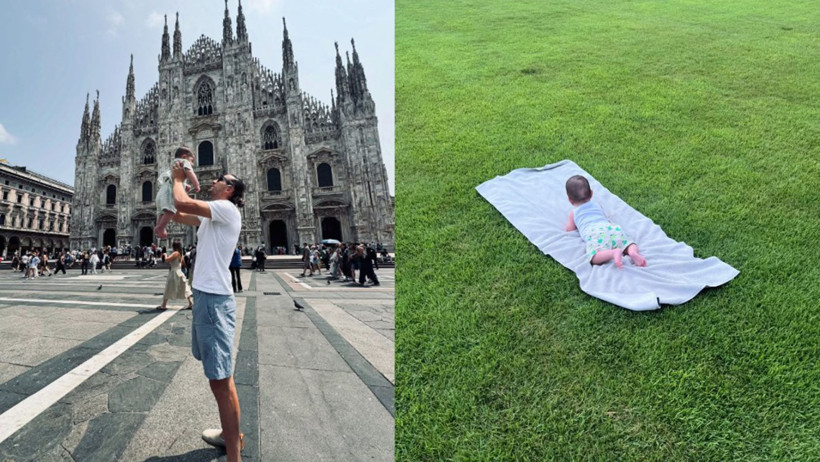 Melisa Aslı Pamuk ve Yusuf Yazıcı'dan aile pozu - Resim : 1
