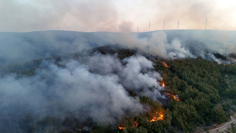 Tekirdağ yangını yayılıyor - Resim : 4