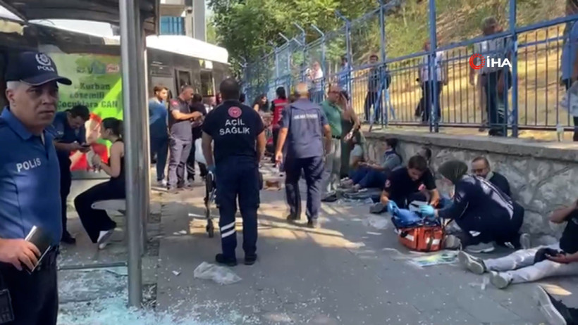 Ankara'da belediye otobüsü kazası: 26 yaralı - Resim : 1