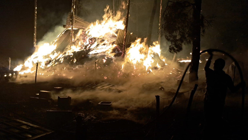 Bilecik’te bir yangın daha... 95 küçükbaş telef oldu - Resim : 3