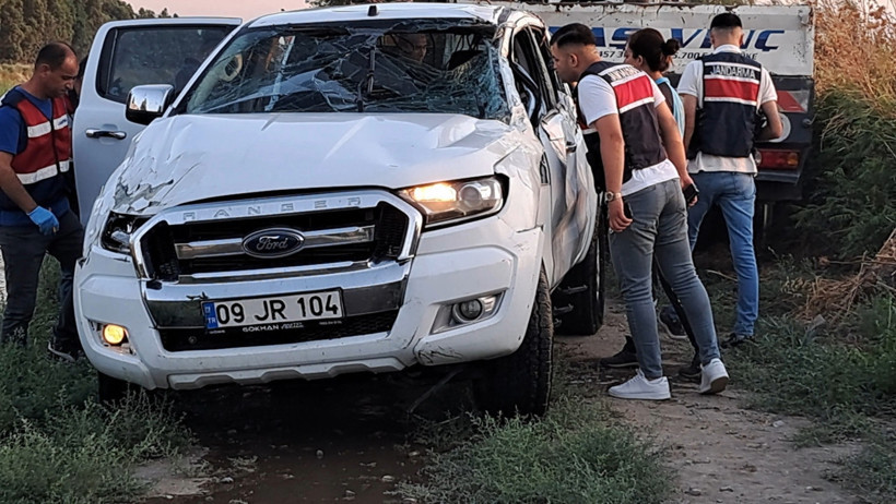 Kontrolden çıkan araç sulama kanalına düştü: 1 ölü - Resim : 1