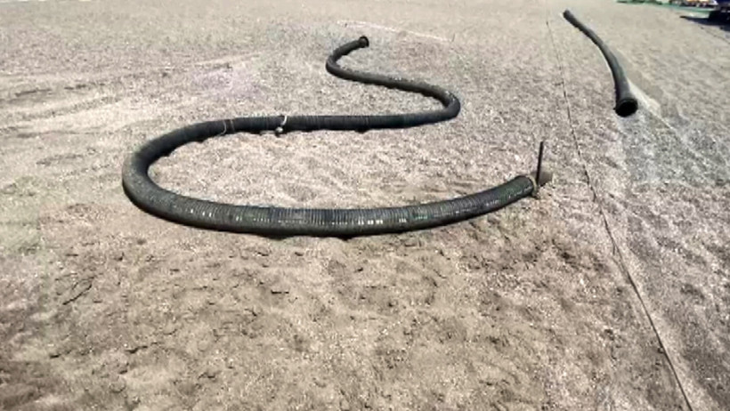 Kirlilikle gündeme gelmişti: Şimdi de 500 metrelik boru kıyaya vurdu - Resim : 1