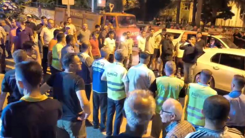 Bursa'da yangını başlattığı iddia edilen şüpheli linç edilmek istendi - Resim : 4