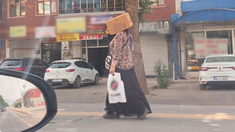 Türkiye kavruluyor! Sıcak havaya karşı kafaya karton kutu - Resim : 2