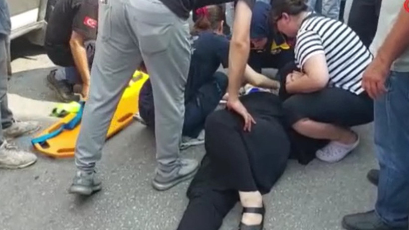 Yayaya çarpıp kaçtı, kadın sürücü peşine düştü - Resim : 1