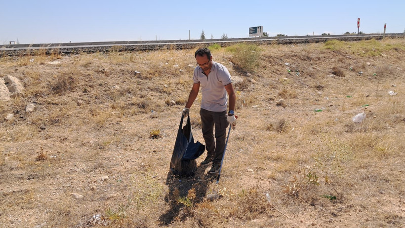 6 yılda 10 bin poşet çöp topladı - Resim : 2
