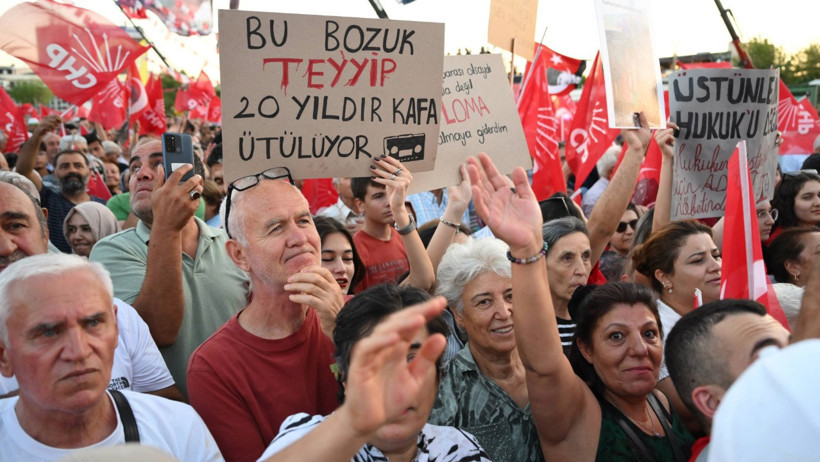 Operasyonların gölgesinde miting! 'Millet İradesine Sahip Çıkıyor' - Resim : 8