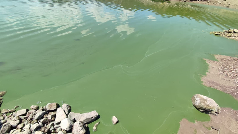 Baraj suyu çekildi, eski yerleşim yerleri ortaya çıktı - Resim: 5