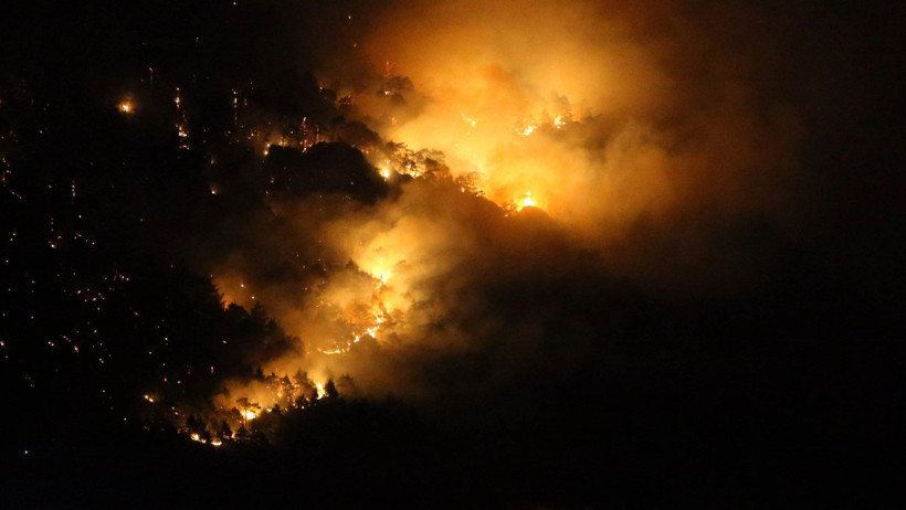Pamukkale yanıyor! Havadan karadan müdahale başladı - Resim : 6
