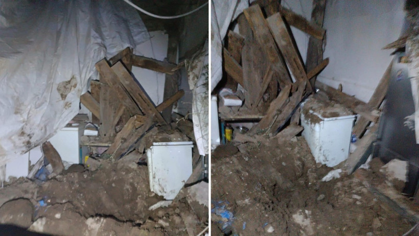 Evin çatısı çöktü: 3 ölü, 2 yaralı - Resim : 1