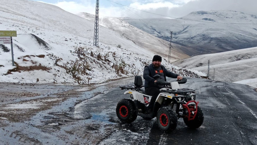 Doğu Karadeniz'in yüksek kesimleri beyaza büründü - Resim : 2