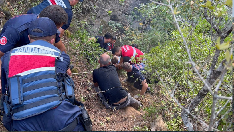 Araç kaza yaptı, orman yangını çıktı - Resim : 2