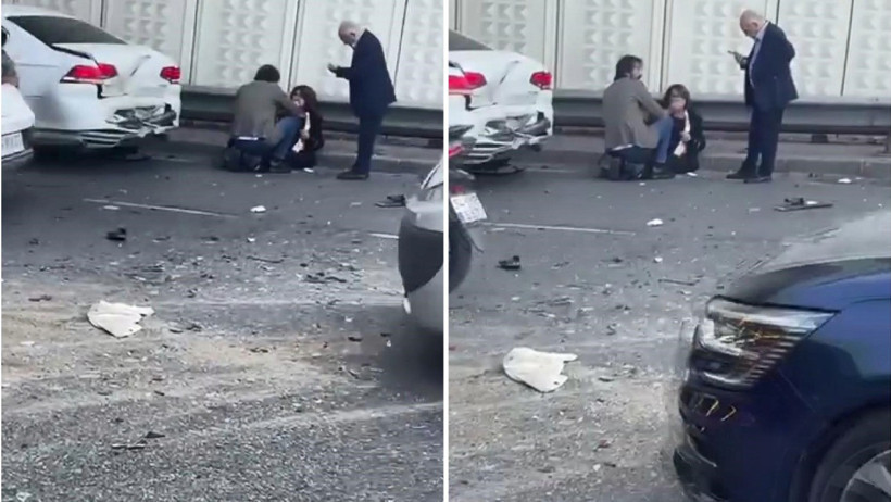 Şişli'de zincirleme kaza - Resim : 1