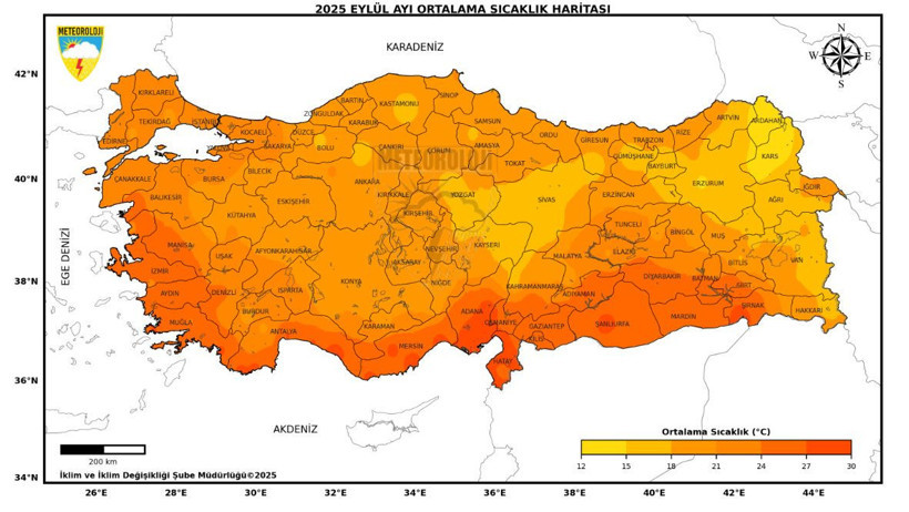 Son 55 yılın en sıcak 11'inci eylül ayı yaşandı - Resim : 1