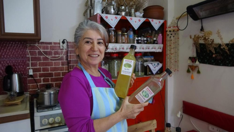 Tunceli dağlarında bulduğu her bitkiden sirke yapıyor - Resim : 1