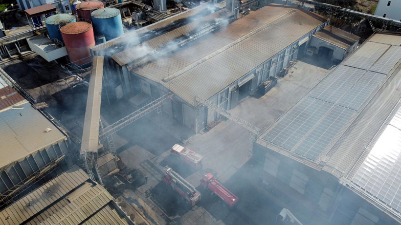 Edirne'de yağ fabrikasında patlama - Resim : 3