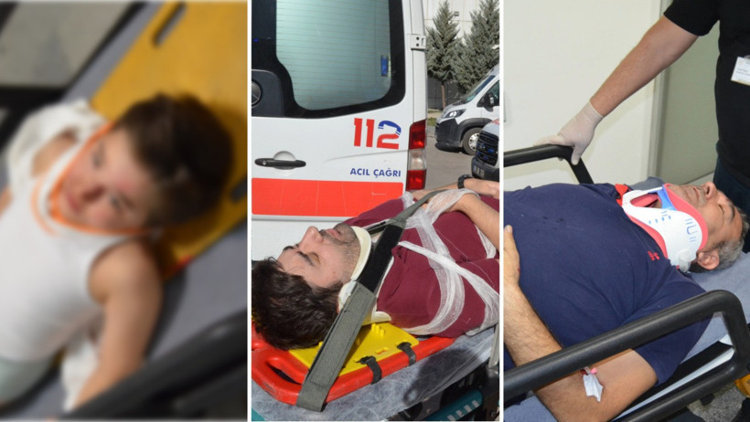 Aksaray’da peş peşe kazalar: Yaralıyı taşıyan ambulans da kaza yaptı! - Resim : 3
