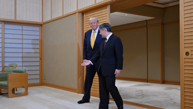 Trump, Japonya İmparatoru ile görüştü - Resim : 1