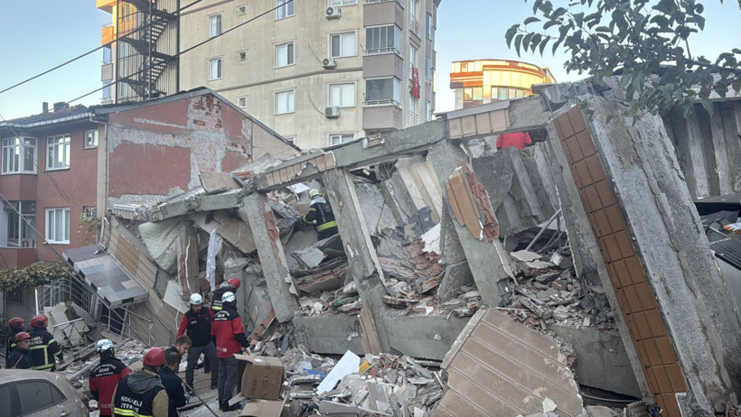 Gebze'de 6 katlı bina çöktü: Beş kişi aranıyor - Resim : 4