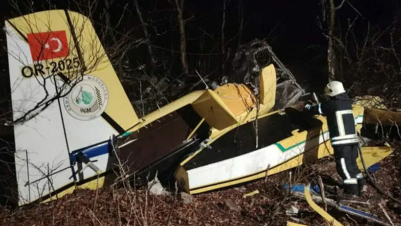 Düşen OGM'ye ait uçağın enkazına ulaşıldı: Pilot şehit oldu - Resim : 1