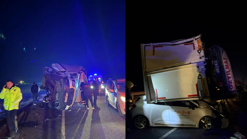 Diyarbakır'da zincirleme kaza: Ölü ve yaralılar var - Resim : 1