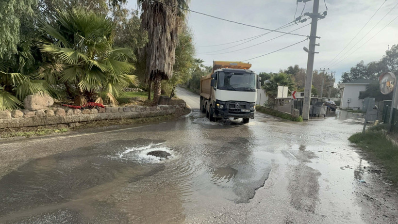 Bodrum’da yine aynı hat patladı: Evler sular altında kaldı - Resim : 2