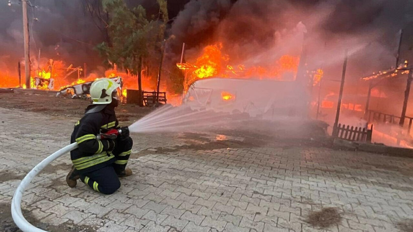 Fethiye’de onlarca yapı kül oldu - Resim : 1