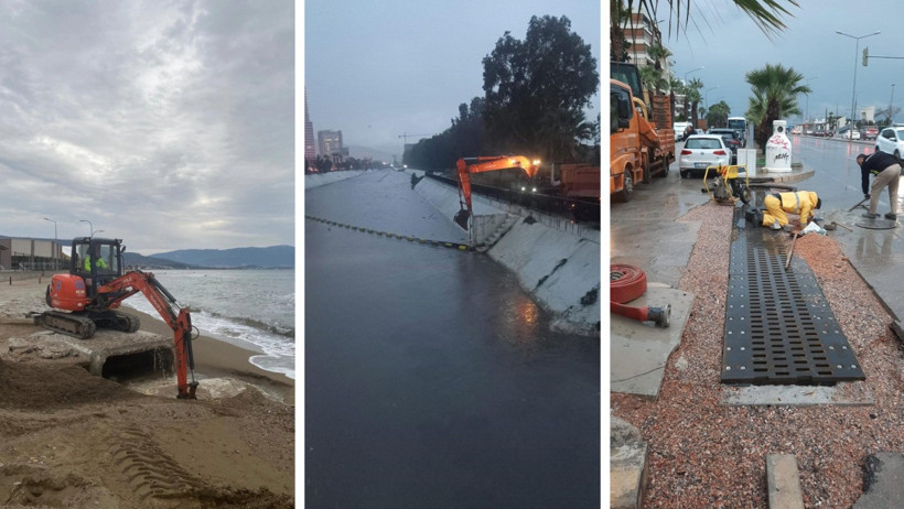 İzmir'de sağanak alarmı: Sular bir anda yükseldi, derede mahsur kaldı - Resim : 1