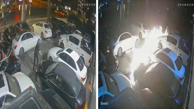 Beşiktaş’ta oto kiralama şirketinde yangın: 15 lüks araç küle döndü - Resim : 3