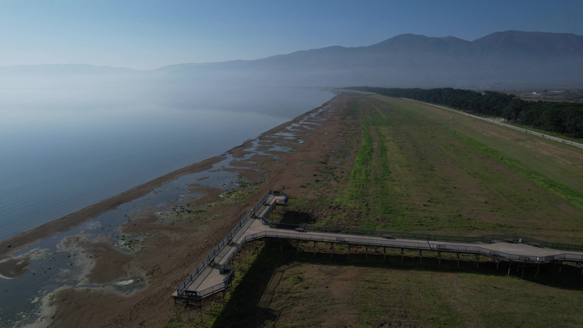 Barajlar dolup taştı ama İznik'te çekilme 300 metreyi buldu - Resim : 2