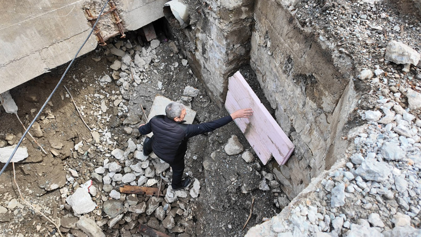 Yol çalışmasında ortaya çıktı, sırrı kitabeyle çözüldü - Resim : 2