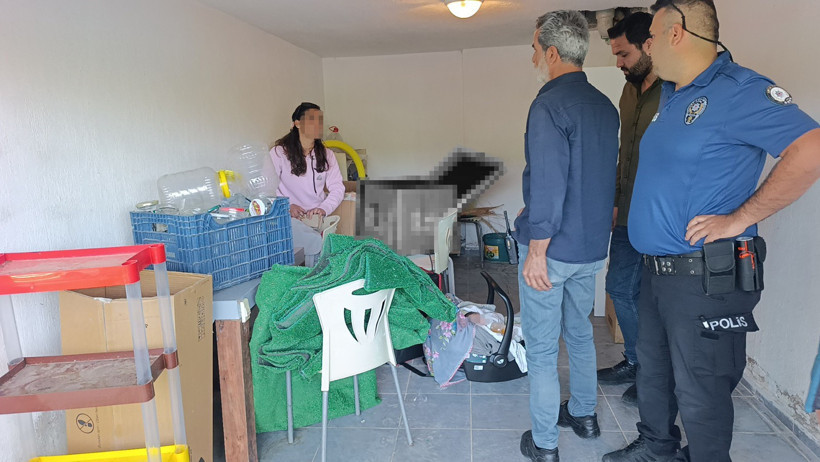 Hırsızlık ihbarına giden ekipler bebekle karşılaştı - Resim : 1