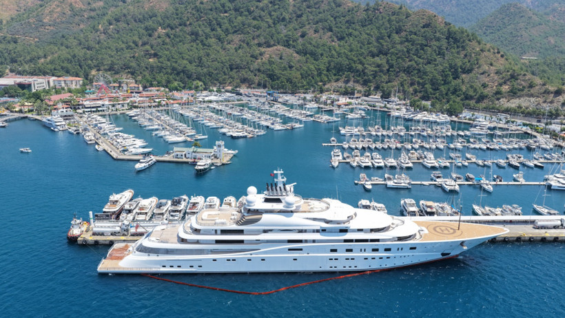 Marmaris’e demirleyen dev yatın harcaması dudak uçuklattı - Resim : 1
