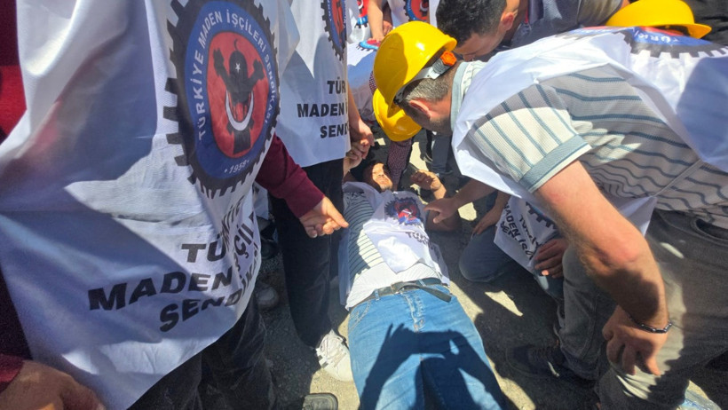 Doruk Madencilik işçilerine abluka - Resim : 2