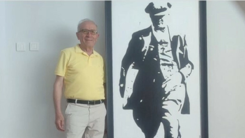 Ressam Hamza Saykan 2021'de CHP Genel Merkezi’'ne verdiği eserlerini geri aldı - Resim : 3