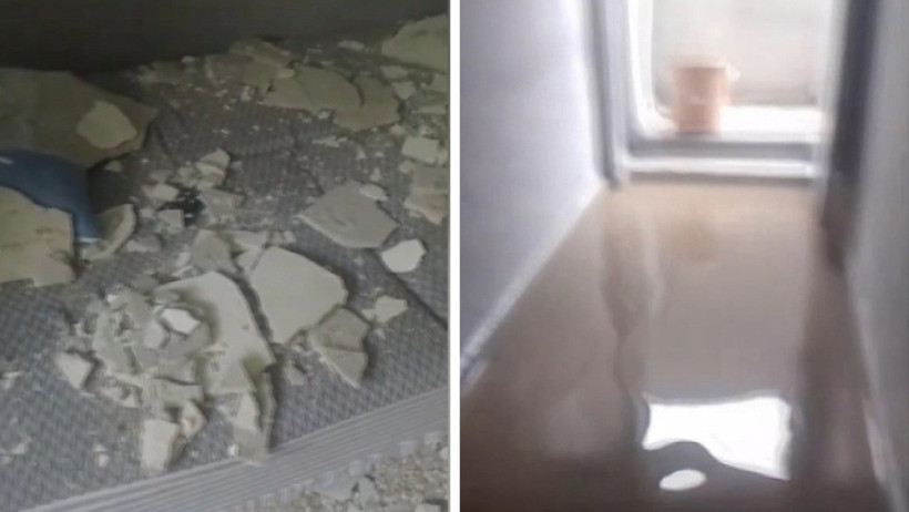 2 yaşındaki çocuğun üzerine tavan çöktü, iki gün sonra evi su bastı - Resim : 1