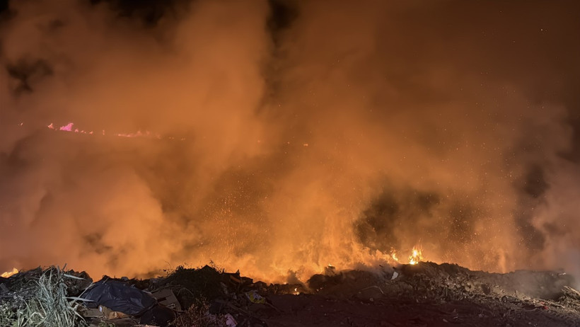 Bodrum'da korkutan yangın - Resim : 8