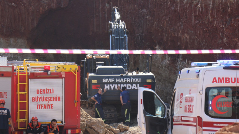 İnşaat kazısında göçük! Kepçe operatörü hayatını kaybetti - Resim : 3